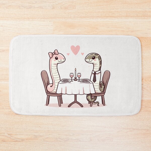 Item preview, Snakes Romantic Dinner Valentine's Day designed and sold by LemuellTrends.