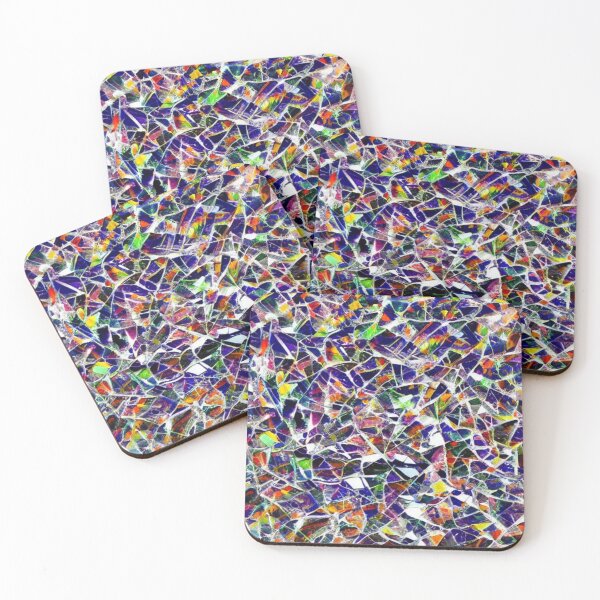 Item preview, Abstract Colorful Shattered Glass Pattern designed and sold by calibrit.