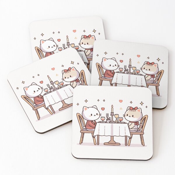 Item preview, Cats Romantic Dinner Valentine's Day designed and sold by LemuellTrends.