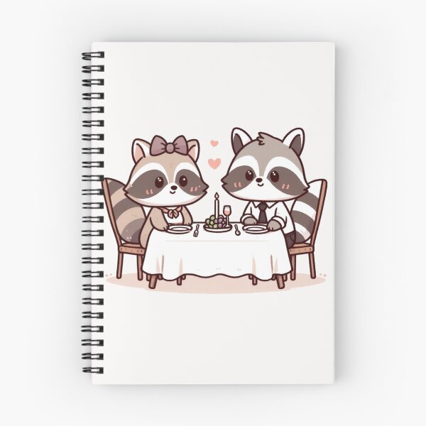 Item preview, Raccoons Romantic Dinner Valentine's Day designed and sold by LemuellTrends.