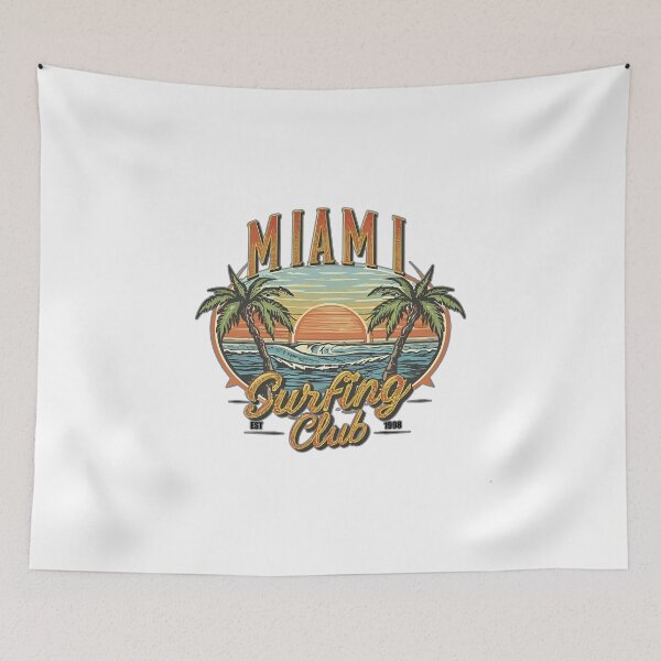 Item preview, MIAMI SURFING CLUB designed and sold by NebulaWhimsy.