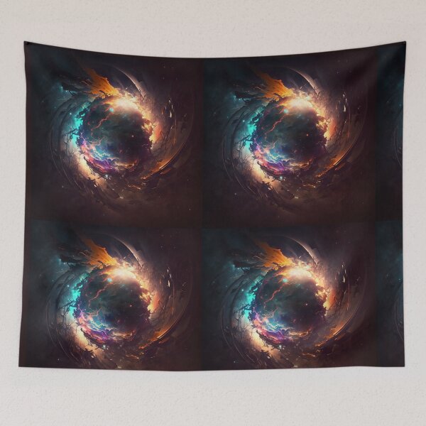 Item preview, Cosmic Euphoria: Abstract Art Conveying Celestial Marvels designed and sold by iQuorra.