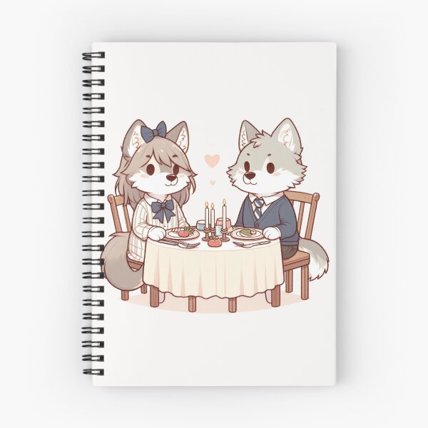 Item preview, Wolfs Romantic Dinner Valentine's Day designed and sold by LemuellTrends.