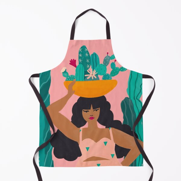 Item preview, The Cactus Queen on Peach Fuzz Pink designed and sold by pinkthesis.