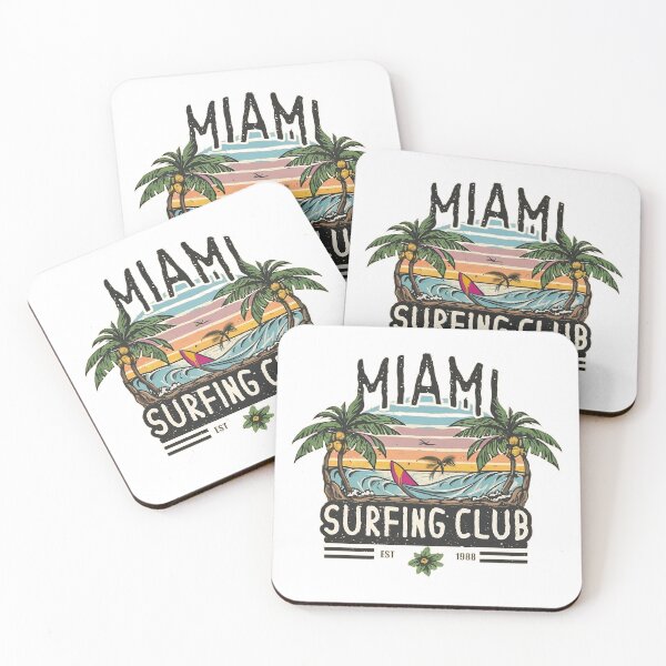 Item preview, MIAMI SURFING CLUB designed and sold by NebulaWhimsy.