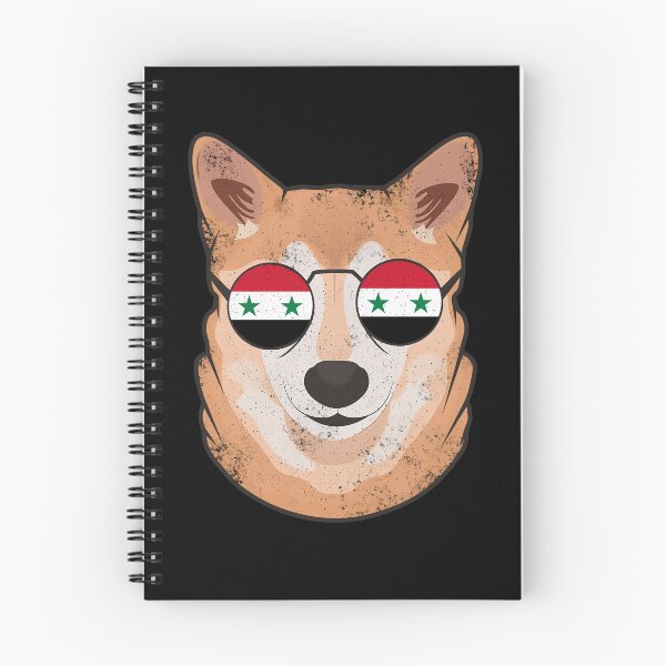 Item preview, Vintage Patriotic Shiba Inu Syrian Flag designed and sold by feether-store.
