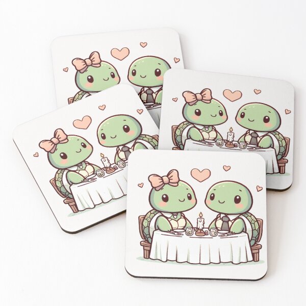 Item preview, Turtles Romantic Dinner Valentine's Day designed and sold by LemuellTrends.