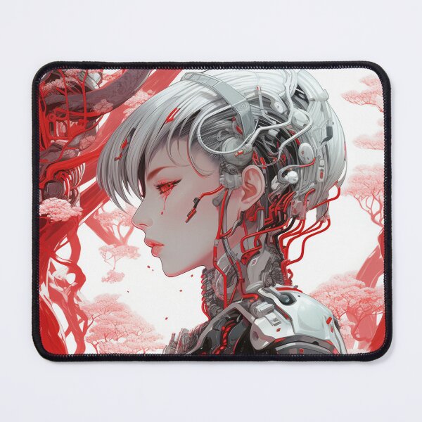 Item preview, Sakura Cyborg designed and sold by PrintifyWorld.