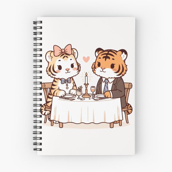Item preview, Tigers Romantic Dinner Valentine's Day designed and sold by LemuellTrends.