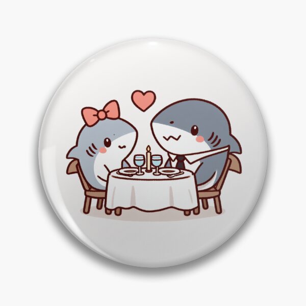 Item preview, Sharks Romantic Dinner Valentine's Day designed and sold by LemuellTrends.