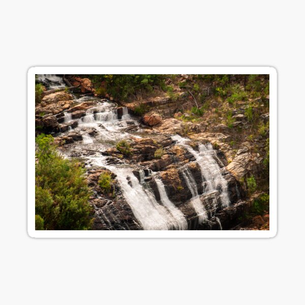 Item preview, Cascades of Peace: Vibrant photographic print of a scenic waterfall in the MacKenzie Falls wilderness Australia designed and sold by TRex-Landscapes.
