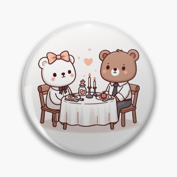 Item preview, Bears Romantic Dinner Valentine's Day designed and sold by LemuellTrends.