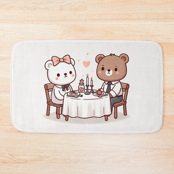 Item preview, Bears Romantic Dinner Valentine's Day designed and sold by LemuellTrends.