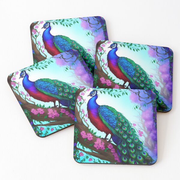 Item preview, Peacock of Vivid Colors Relaxing in a Tree! designed and sold by ZipperDragon88.