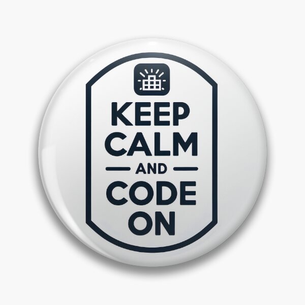 Item preview, Keep Calm and Code on - coders Motivation designed and sold by Geekbits-Store.