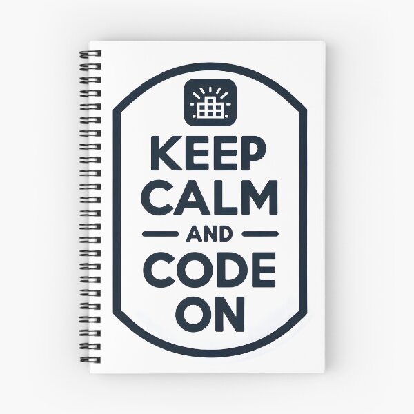 Item preview, Keep Calm and Code on - coders Motivation designed and sold by Geekbits-Store.