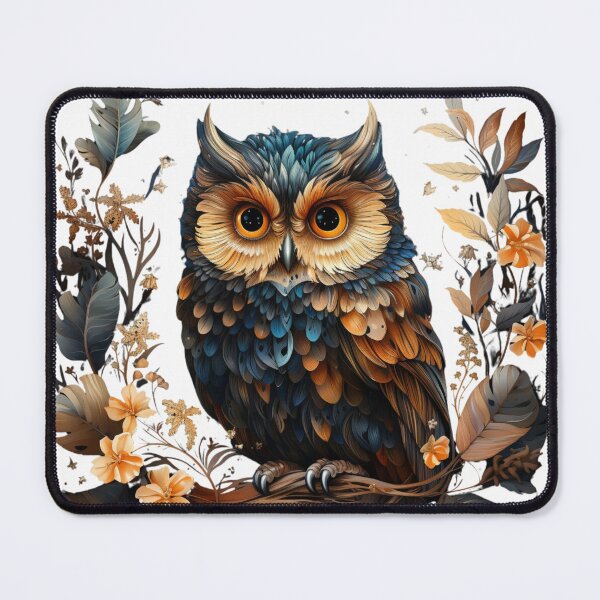 Item preview, An adorable brown owl in a daytime designed and sold by DesignVistaHub.