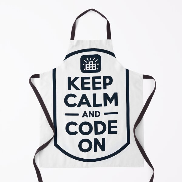 Item preview, Keep Calm and Code on - coders Motivation designed and sold by Geekbits-Store.
