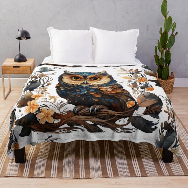 Item preview, An adorable brown owl in a daytime designed and sold by DesignVistaHub.