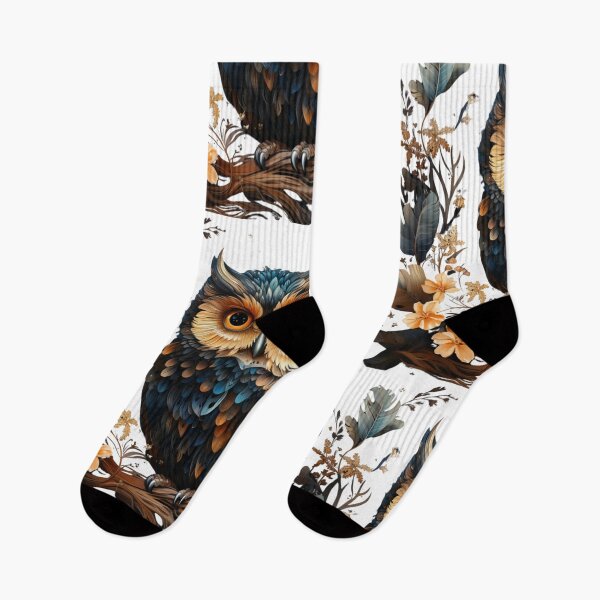 Item preview, An adorable brown owl in a daytime designed and sold by DesignVistaHub.