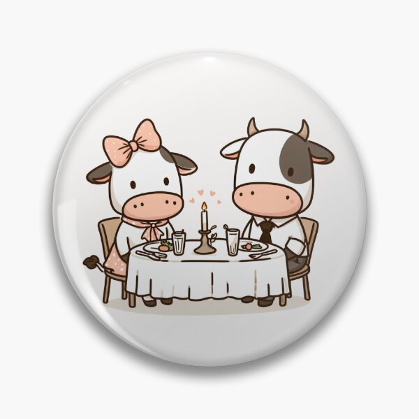 Item preview, Cows Romantic Dinner Valentine's Day designed and sold by LemuellTrends.