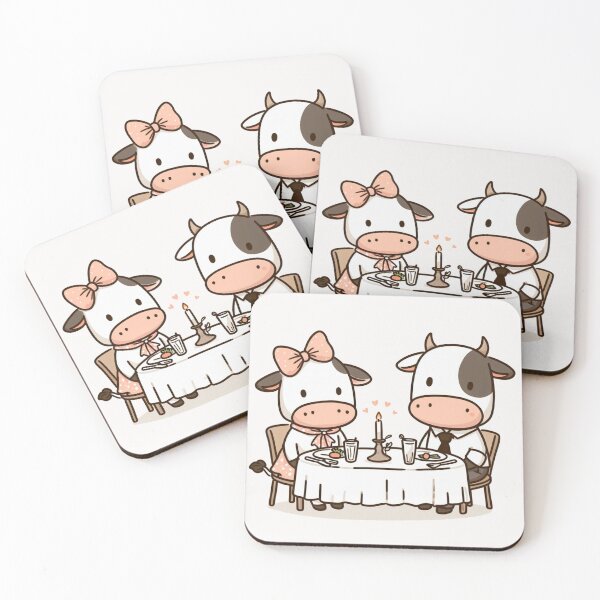 Item preview, Cows Romantic Dinner Valentine's Day designed and sold by LemuellTrends.