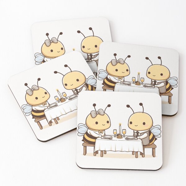 Item preview, Bees Romantic Dinner Valentine's Day designed and sold by LemuellTrends.
