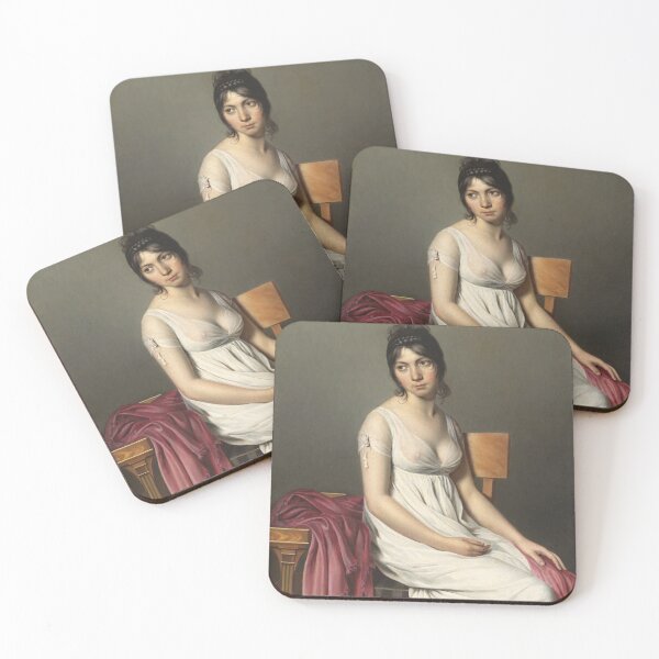 Item preview, portrait of a young woman in white designed and sold by macandcheeseitz.