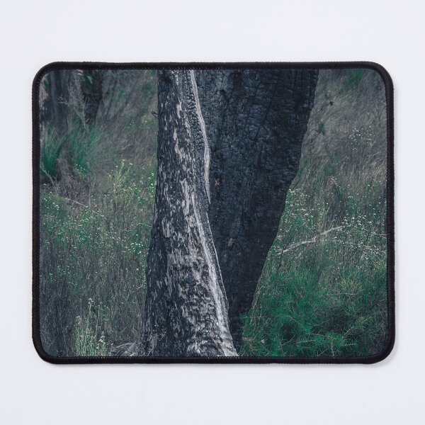 Item preview, Contrast in balance: Impressive black and white tree print in vibrant nature designed and sold by TRex-Landscapes.
