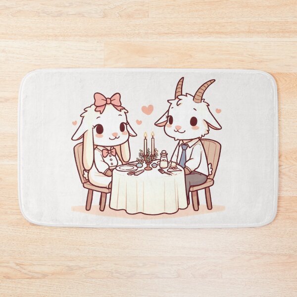 Item preview, Goats Romantic Dinner Valentine's Day designed and sold by LemuellTrends.