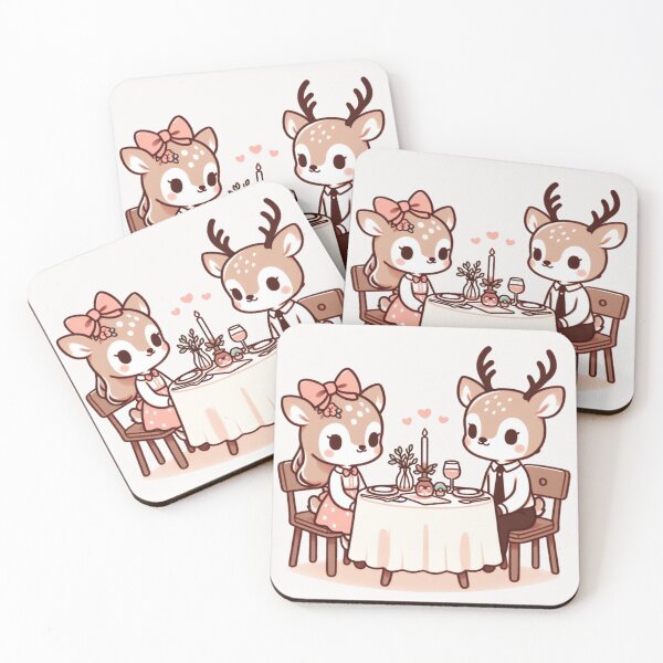 Item preview, Deer Romantic Dinner Valentine's Day designed and sold by LemuellTrends.