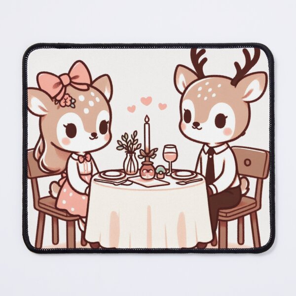 Item preview, Deer Romantic Dinner Valentine's Day designed and sold by LemuellTrends.