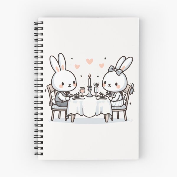 Item preview, Rabbits Romantic Dinner Valentine's Day designed and sold by LemuellTrends.