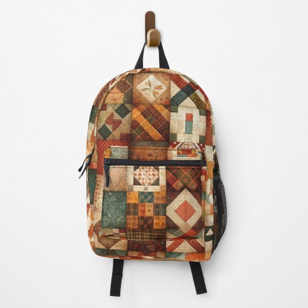 Item preview, Fall Patchwork Quilt Pattern designed and sold by PinUpPizzazz.