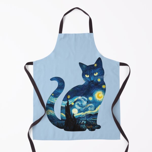Item preview, Starry Night Kitty Cat Double Exposure designed and sold by HausKatz.