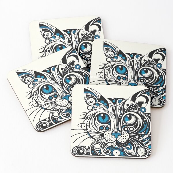 Item preview, Cymric Reverie: Artful Feline Odyssey designed and sold by BastKittyStore.