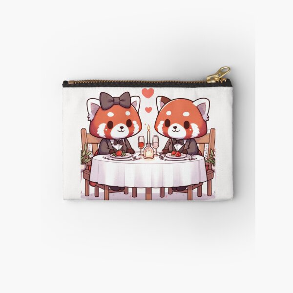 Item preview, Red Panda Romantic Dinner Valentine's Day designed and sold by LemuellTrends.