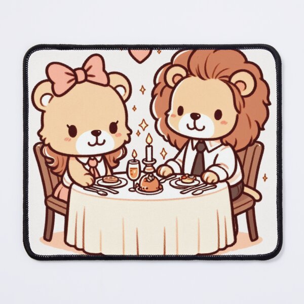 Item preview, Lion Romantic Dinner Valentine's Day designed and sold by LemuellTrends.