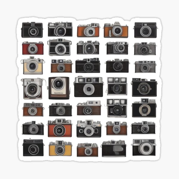Artikel-Vorschau von Vintage Filmkameras - Fotografie-Liebhaber-Geschenk-T-Shirt-Kamera-Vintage-Design, designt und verkauft von 5lav.