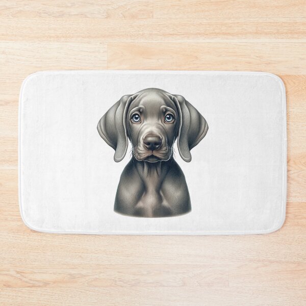 Item preview, Grey Weimaraner Puppy Dog Drawing designed and sold by CharmStudio.
