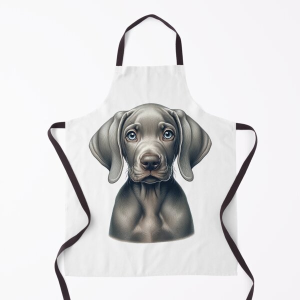 Item preview, Grey Weimaraner Puppy Dog Drawing designed and sold by CharmStudio.