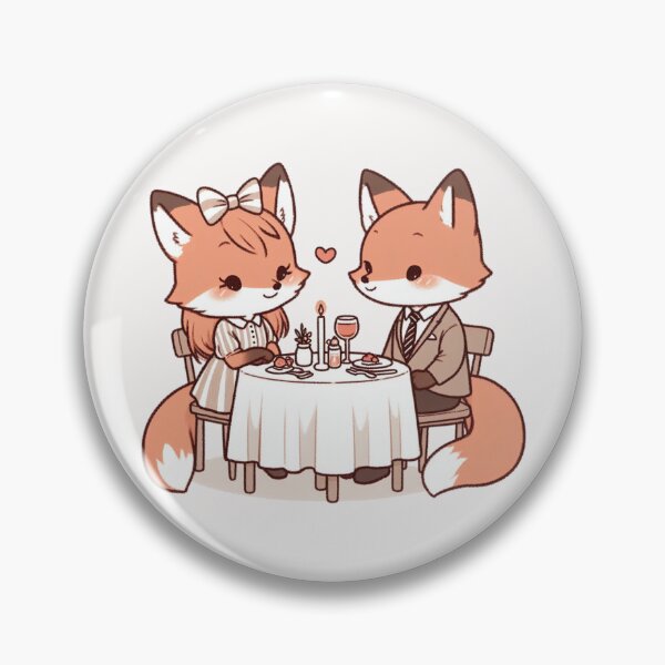 Item preview, Fox Romantic Dinner Valentine's Day designed and sold by LemuellTrends.