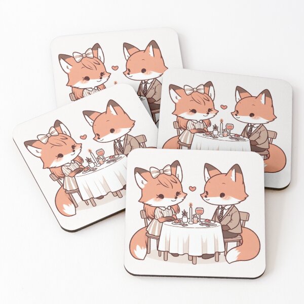 Item preview, Fox Romantic Dinner Valentine's Day designed and sold by LemuellTrends.