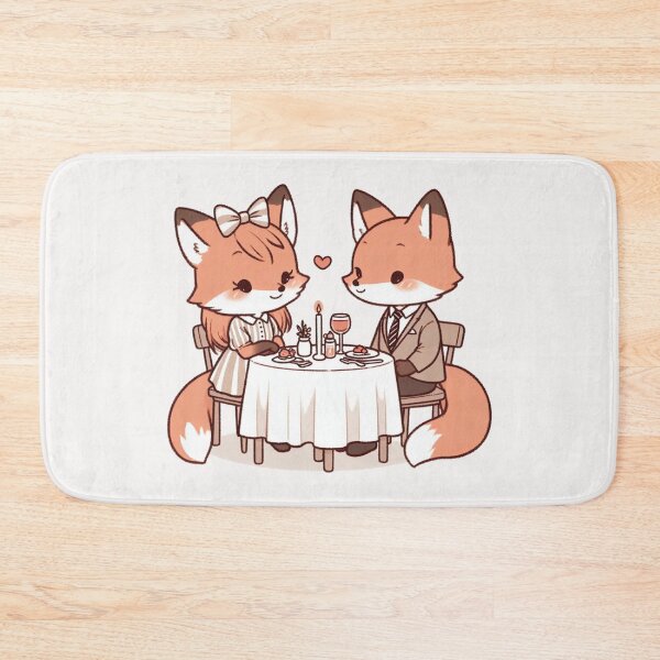 Item preview, Fox Romantic Dinner Valentine's Day designed and sold by LemuellTrends.