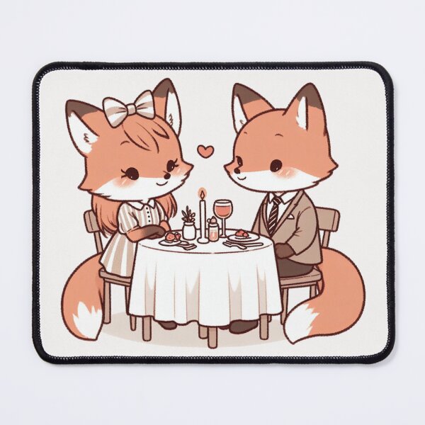 Item preview, Fox Romantic Dinner Valentine's Day designed and sold by LemuellTrends.