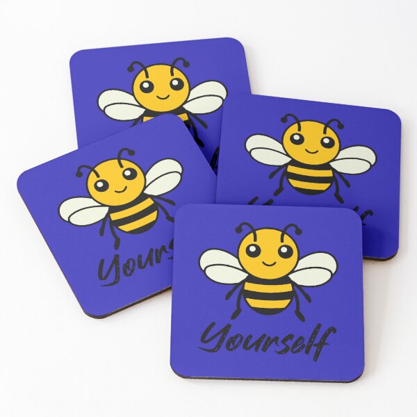 Item preview, Bee Yourself Wordplay Pun designed and sold by TwistedRabbit12.