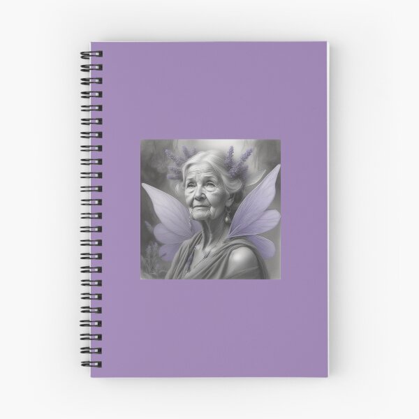 Item preview, Elder Fairy With Purple Wings designed and sold by FlutterbyFairy.