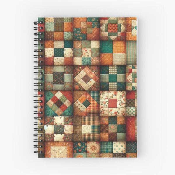 Item preview, Autumn Colored Patchwork Pattern designed and sold by PinUpPizzazz.