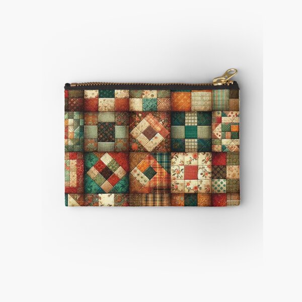 Item preview, Autumn Colored Patchwork Pattern designed and sold by PinUpPizzazz.