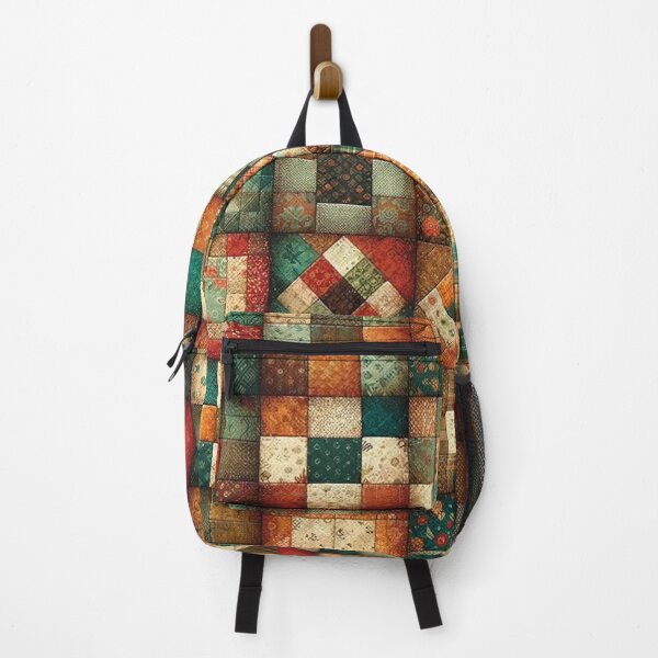 Item preview, Autumn Colored Patchwork Pattern designed and sold by PinUpPizzazz.
